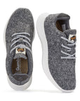 Slate Wool Blend Sneakers for Men