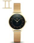 Gold Horoscope Astrology Watch - The Constellation Collection
