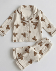 Cozy Bear Pyjamas - PJ Set 100% Cotton