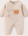 The Teddy Bear Boucle Wrap Baby Grow Romper