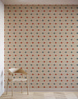 Polka Dot Retro Wallpaper