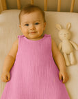 Gigoteuse rose papate puericulture turbulette ete coton bio