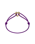 Golden Heart Cord Bracelet