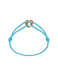 Golden Heart Cord Bracelet