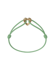 Golden Heart Cord Bracelet