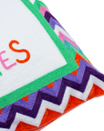 Good Vibes or Good Byes Needlepoint Pillow