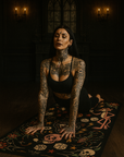 Macabre & Mantras — Tattoo Design Yoga Mat (3mm) | Yune Yoga-1