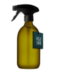 Green Glass Spray Bottle