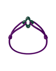 Green Clover Cord Bracelet