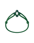 Green Clover Cord Bracelet