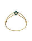 Mini Green Clover Cord Bracelet
