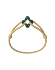 Green Clover Cord Bracelet