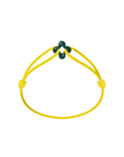 Mini Green Clover Cord Bracelet