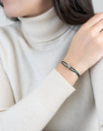 Mini Silver Soho Cord Bracelet
