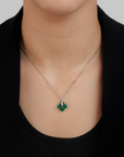 Silver Clover Necklace
