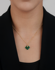 Golden Clover Necklace