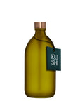 Green Glass Storage Bottle and Cap