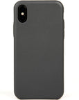 iPhone X Case, Grey Leather