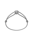 Mini Silver Soho Diamond Cord Bracelet