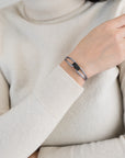 Carbon Regent Cord Bracelet