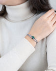 Green Soho Cord Bracelet