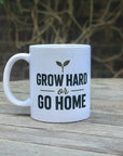 Grow Hard or Go Home - Mug and 10 Wool Pots