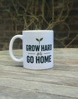 Grow Hard or Go Home - Mug and 10 Wool Pots