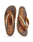 Men's Flip Flops in Orange