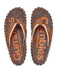 Men's Flip Flops in Orange