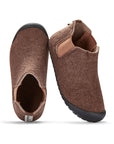 Brumby Women's Slipper Boot in Chocolate and Cream