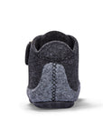 Men's Charcoal and Grey Slipper Boots