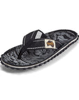 Women's Islander Flip Flops in Midnight Black