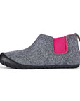 Brumby Women's Slipper Boot in Grey and Pink