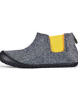 Slipper Boot in Grey and Curry