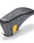 Slipper Boot in Grey and Curry