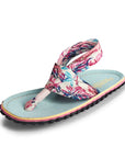 Women's Slingback Sandals in Mint and Pink