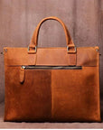 The Dagmar Leather Briefcase | Vintage Leather Messenger Bag