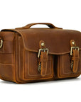 The Faust Leather Camera Bag | Crossbody Vintage Camera Messenger Bag