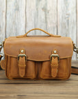 The Faust Leather Camera Bag | Crossbody Vintage Camera Messenger Bag