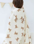 Baby Bear Hooded Bath Towel Receiving Blanket