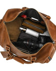 The Dagny Weekender | Large Leather Duffle Bag -
