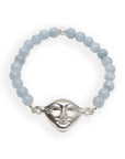 Aquamarine Harmony Bracelet in Silver or Gold