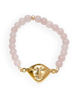 Hathor Harmony Bracelet - Rose quartz