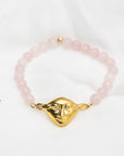 Hathor Harmony Bracelet - Rose quartz