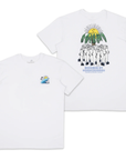 Surf Trip White Cotton Unisex T Shirt
