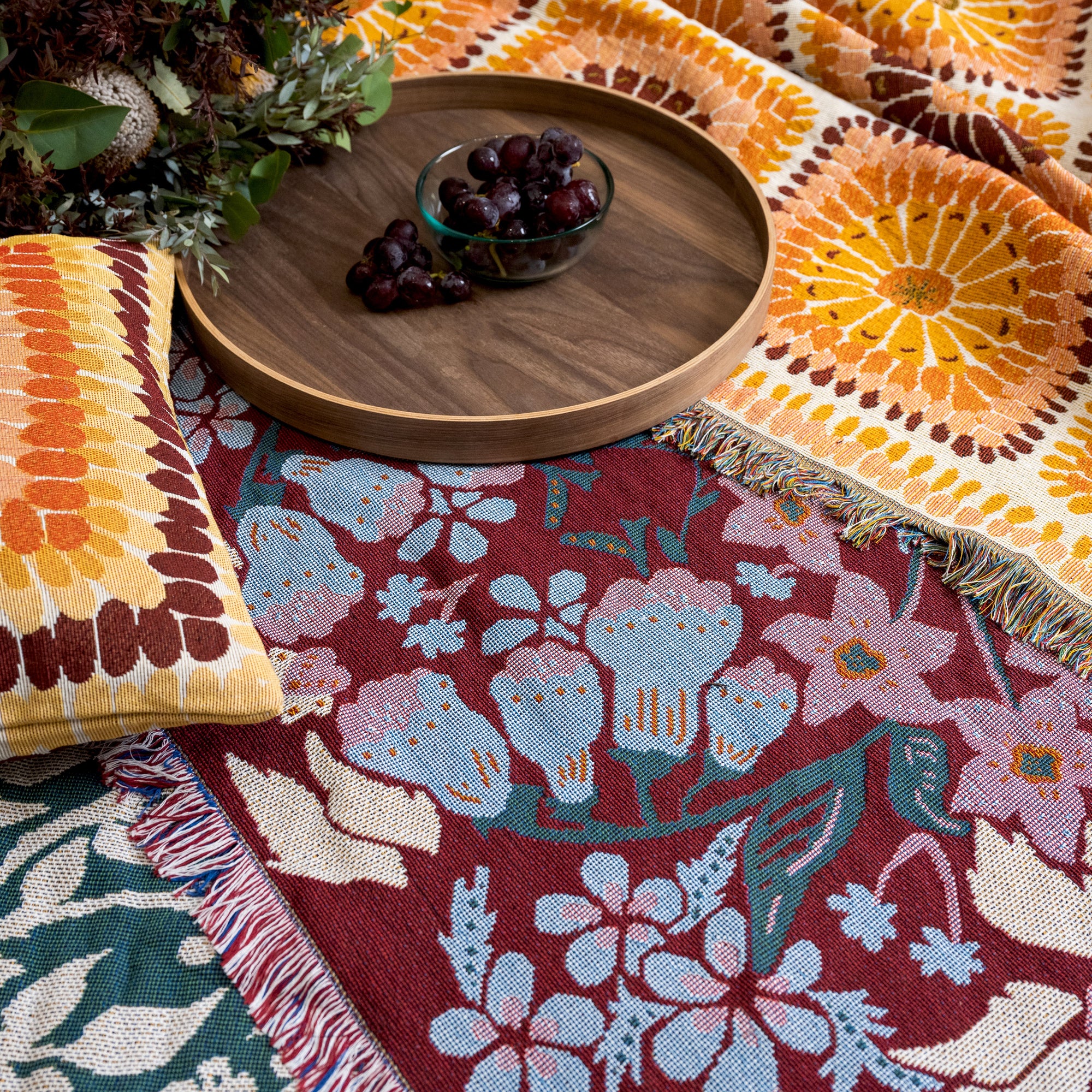 Magical Mystery' Woven Picnic Rug / Throw