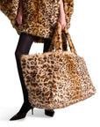 Animal Print Faux Fur Bag