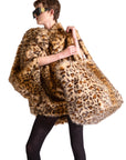Animal Print Faux Fur Bag