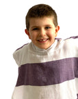Veracruz Hooded Poncho Towel - Purple-4