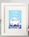 Home Sweet Home Vintage Poster Print